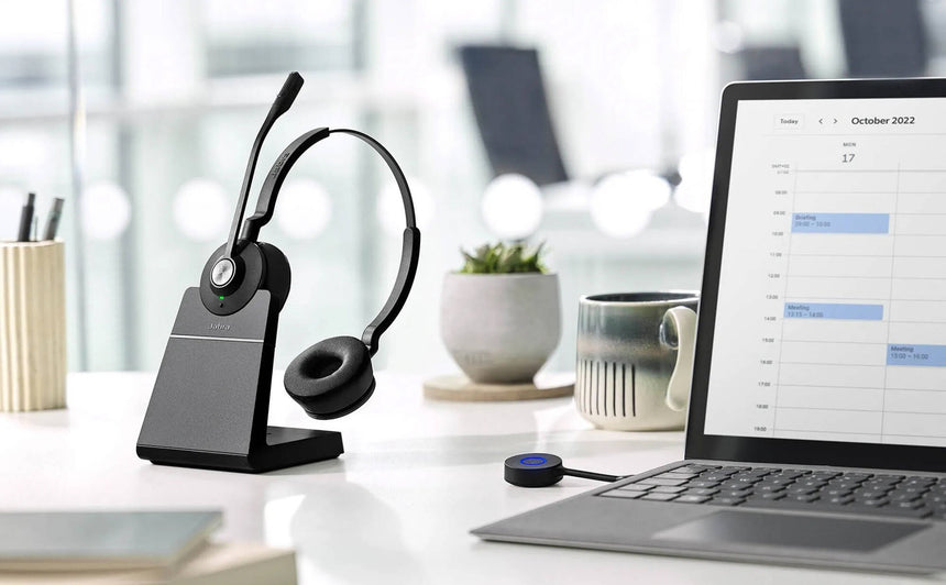 Jabra Engage 55 SE USB-A MS Mono Wireless Headset with Stand — Being Shipped