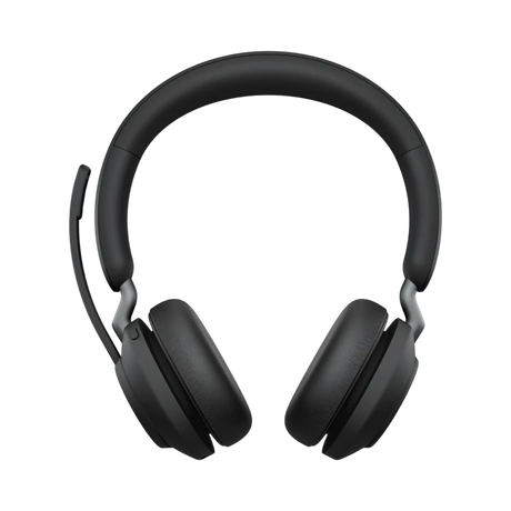 Jabra Evolve2 65 Stereo Wireless On-Ear Headset with Stand (Unified Communication, USB Type-C, Black) — Being Shipped