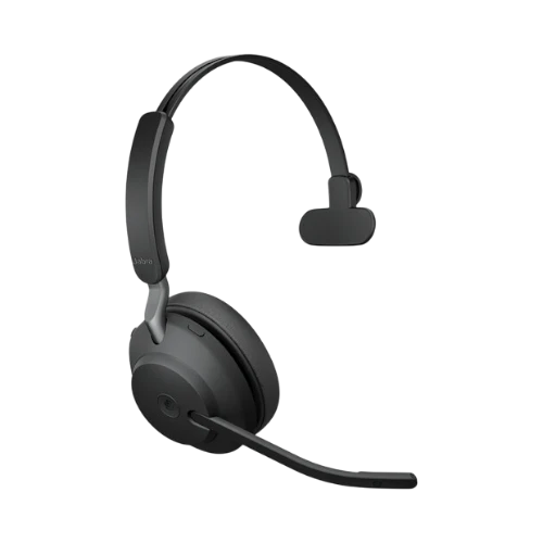 Jabra Evolve2 65 Mono Wireless On-Ear Headset (Microsoft Teams, USB Type-C, Black) — Being Shipped