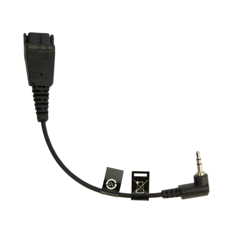 Jabra Quick Disconnect (QD) to 2.5 mm Jack Cord — Being Shipped
