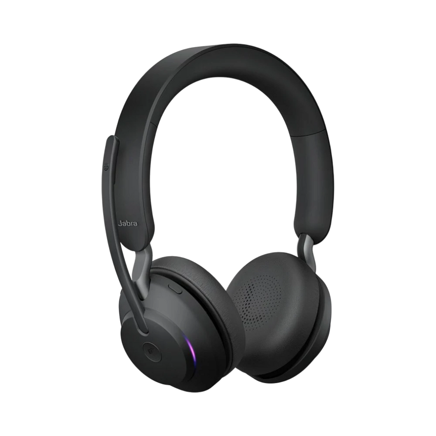 Jabra Evolve2 65 Stereo Wireless On-Ear Headset with Stand (Microsoft Teams, USB Type-A, Black) — Being Shipped