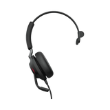 Jabra Evolve2 40 Mono Wired On-Ear Headset (Microsoft Teams, USB Type-C, Black) — Being Shipped