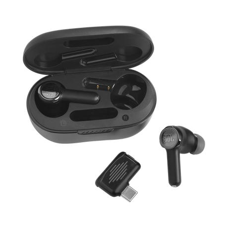 JBL Quantum TWS True Wireless Noise-Canceling In-Ear Gaming Headphones (Black) — Being Shipped