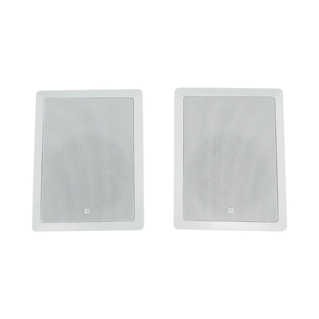JBL Control 128W 8" 2-Way 120W In-Wall 8-Ohm Installation Speakers (Pair, White) — Being Shipped