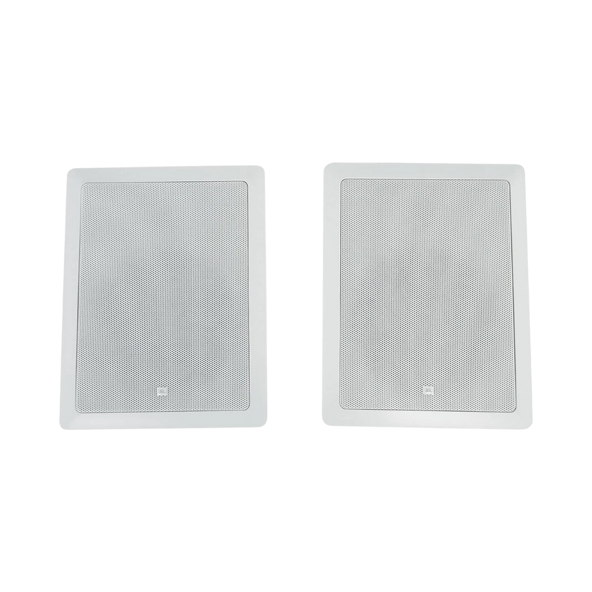 JBL Control 128W 8" 2-Way 120W In-Wall 8-Ohm Installation Speakers (Pair, White) — Being Shipped