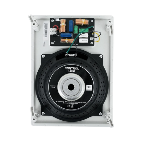 JBL Control 128W 8" 2-Way 120W In-Wall 8-Ohm Installation Speakers (Pair, White) — Being Shipped