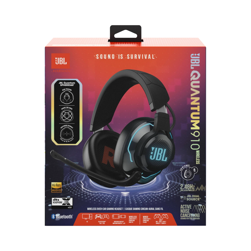 JBL Quantum 910 Wireless Noise-Cancelling Over-Ear Gaming Headsets — Being Shipped