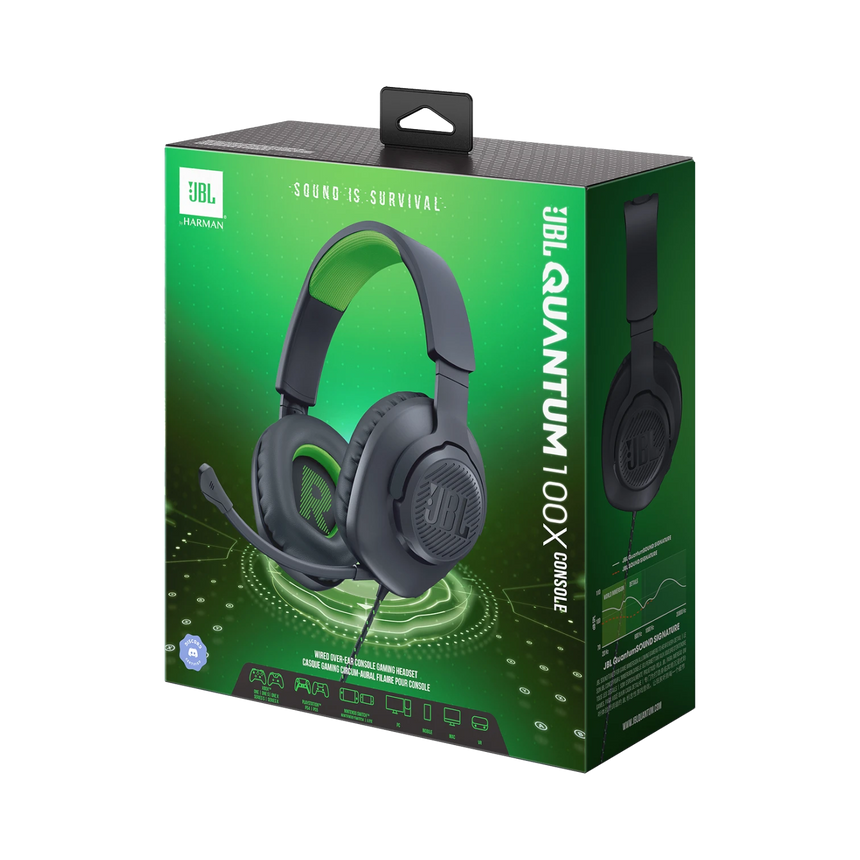 JBL Quantum 100X Console Wired Over-Ear Gaming Headset — Being Shipped
