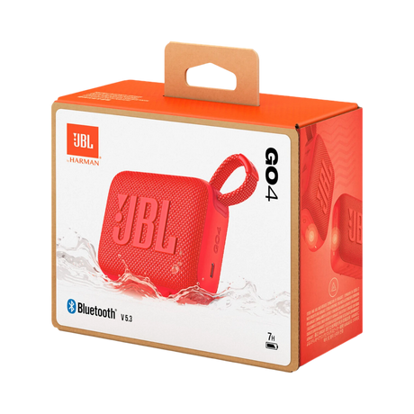 JBL Go 4 Portable Bluetooth Speaker (Red) — Being Shipped