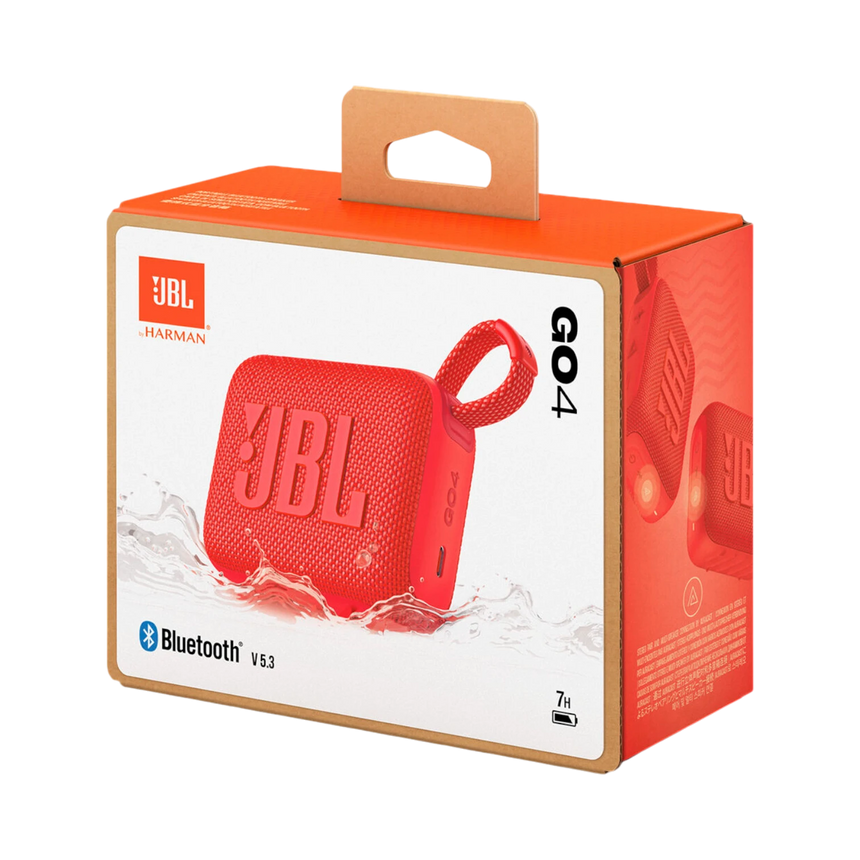 JBL Go 4 Portable Bluetooth Speaker (Red) — Being Shipped
