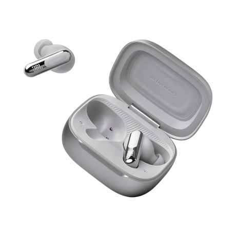 JBL Live Beam 3 Noise-Canceling True Wireless Earbuds (Silver) — Being Shipped