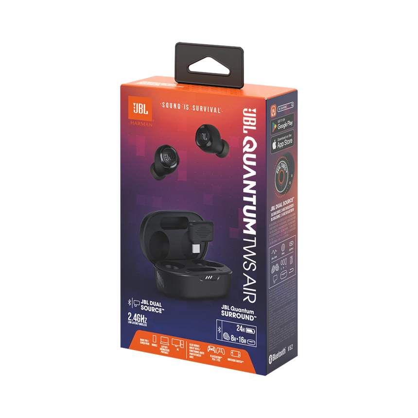 JBL Quantum TWS Air True Wireless Gaming Earbuds (Black) — Being Shipped