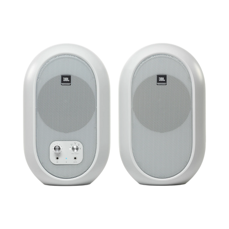 JBL 1 Series 104-BT Compact Powered Desktop Reference Monitors with Bluetooth (White Matte) — Being Shipped
