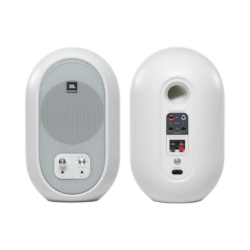 JBL 1 Series 104-BT Compact Powered Desktop Reference Monitors with Bluetooth (White Matte) — Being Shipped