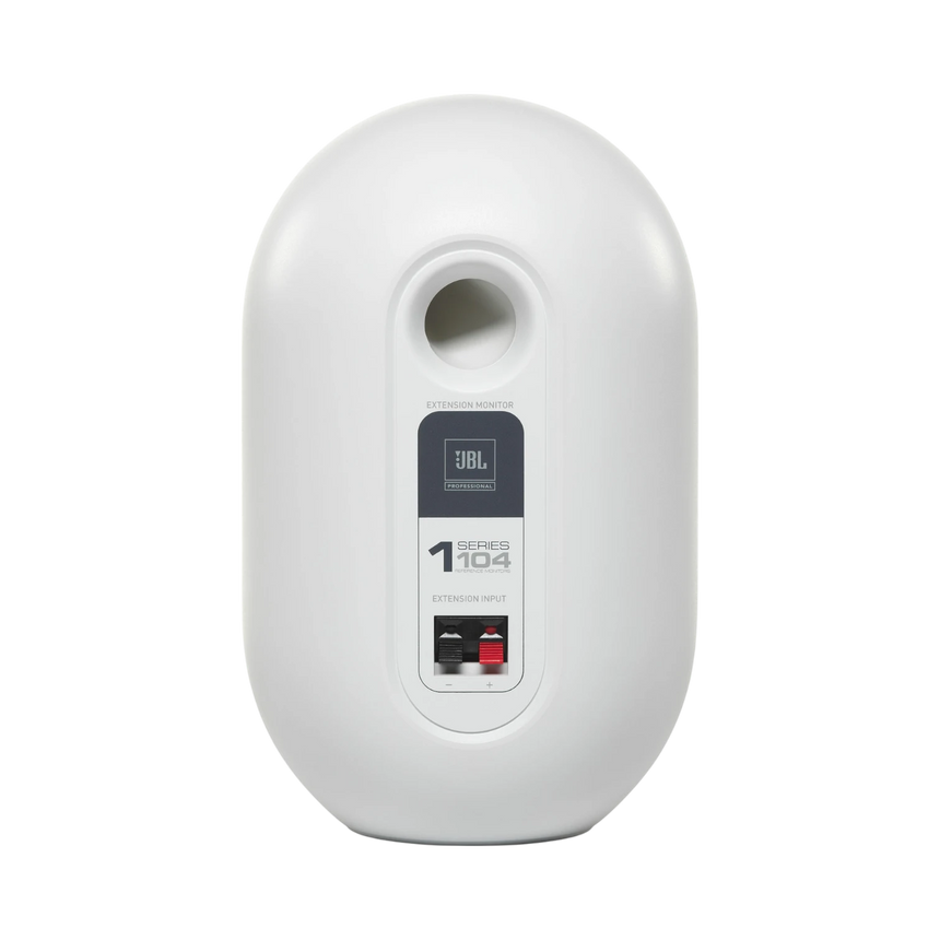 JBL 1 Series 104-BT Compact Powered Desktop Reference Monitors with Bluetooth (White Matte) — Being Shipped