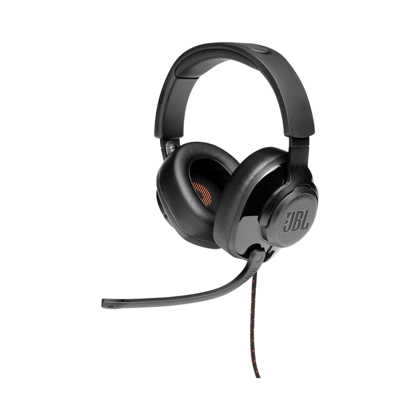 JBL Quantum 200 Wired Over-Ear Gaming Headset (Black) — Being Shipped