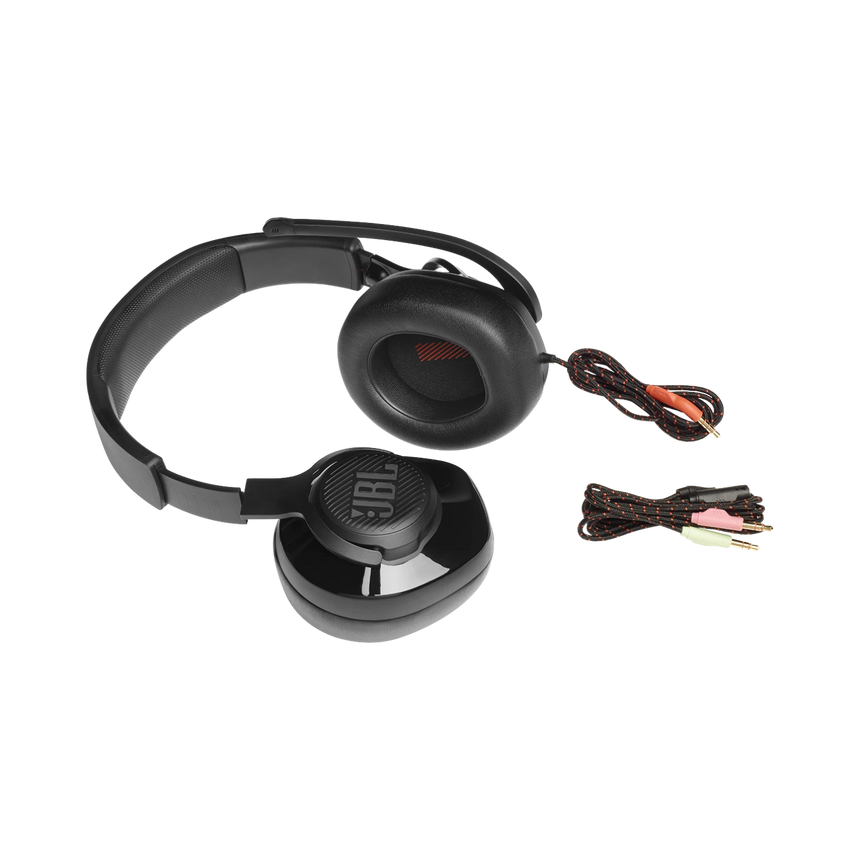 JBL Quantum 200 Wired Over-Ear Gaming Headset (Black) — Being Shipped