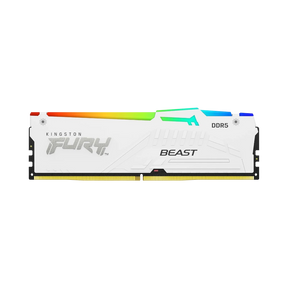Kingston FURY Beast White RGB XMP 64GB DDR5 5600MT/s CL40 Memory Kit (2 x 32GB) — Being Shipped