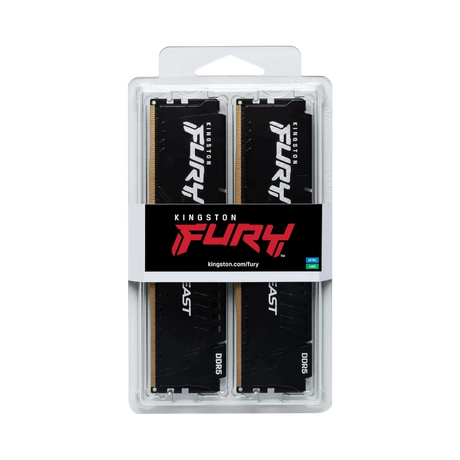Kingston FURY Beast Black EXPO 64GB DDR5 6400MT/s CL32 Memory Kit (2 x 32GB) — Being Shipped