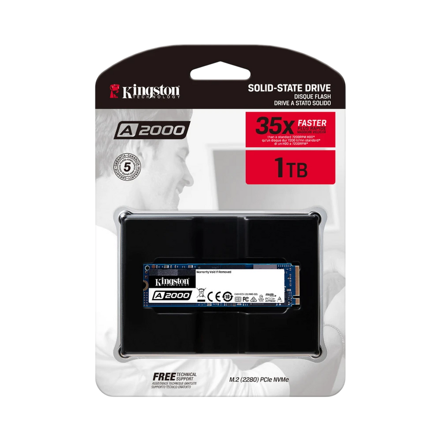 Kingston A2000 1TB M.2 2280 NVMe PCIe Internal SSD — Being Shipped