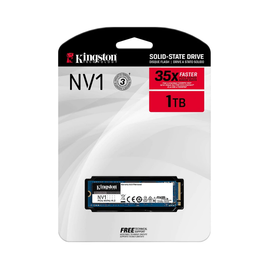 Kingston 1TB M.2 2280 NVMe PCIe Gen 3.0 NVMe Internal SSD — Being Shipped