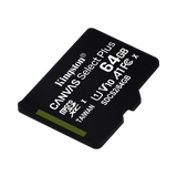 Kingston Canvas Select Plus 64GB UHS-I microSDXC Memory Card — Being Shipped