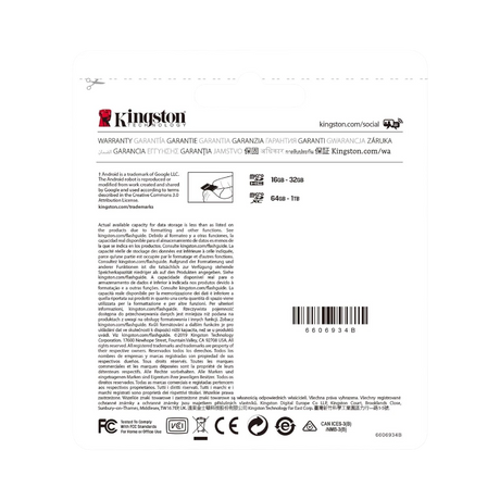 Kingston Canvas Select Plus 64GB UHS-I microSDXC Memory Card — Being Shipped