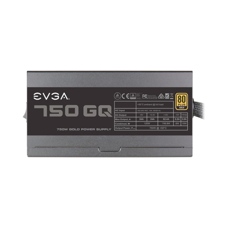 EVGA 750 GQ, 80+ GOLD 750W, Semi Modular, EVGA ECO Mode, 5 Year Warranty, Power Supply — Being Shipped