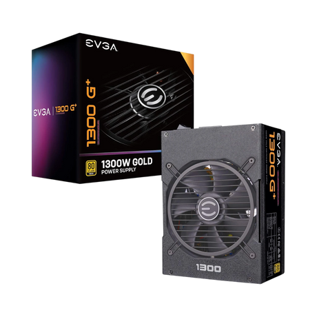 EVGA Supernova 1300 G+, 80+ Gold 1300W, Fully Modular, 10 Year Warranty, Includes Free Power On Self Tester, Power Supply — Being Shipped