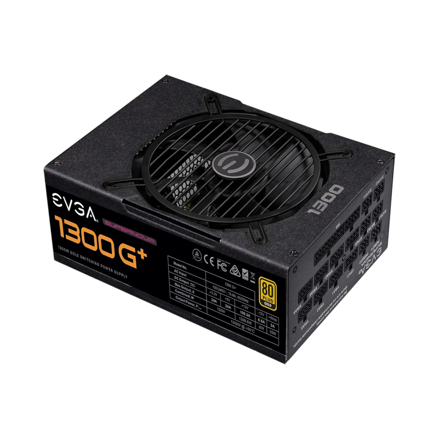 EVGA Supernova 1300 G+, 80+ Gold 1300W, Fully Modular, 10 Year Warranty, Includes Free Power On Self Tester, Power Supply — Being Shipped