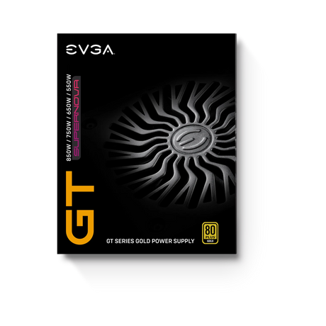 EVGA SuperNOVA 850 GT, 80 Plus Gold 850W, Fully Modular, Auto Eco Mode with FDB Fan, 7 Year Warranty, Includes Power ON Self Tester, Compact 150mm Size, Power Supply — Being Shipped