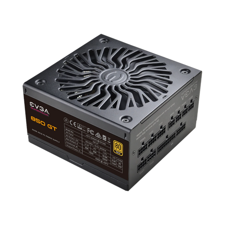 EVGA SuperNOVA 850 GT, 80 Plus Gold 850W, Fully Modular, Auto Eco Mode with FDB Fan, 7 Year Warranty, Includes Power ON Self Tester, Compact 150mm Size, Power Supply — Being Shipped