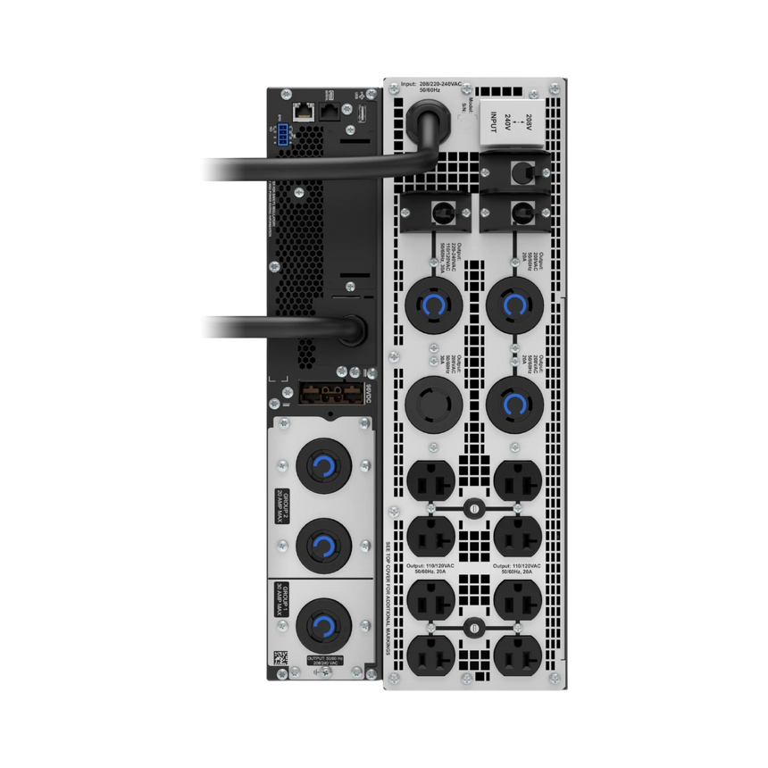 APC Smart-UPS On-Line, 3kVA, Tower, 208V, 8x 5-20R+4x L6-20R+1x L6-30R+1x L14-30R NEMA, SmartSlot, W/ transformer 208V to 120V, W/O rail kit — Being Shipped