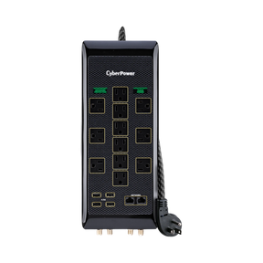 CyberPower PBJ5UC Advanced 12 Outlet Surge Protector with USB — Being Shipped