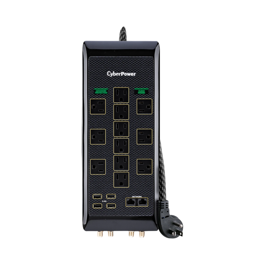 CyberPower PBJ5UC Advanced 12 Outlet Surge Protector with USB — Being Shipped