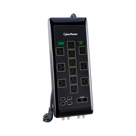 CyberPower PBJ5UC Advanced 12 Outlet Surge Protector with USB — Being Shipped