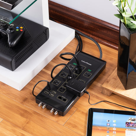 CyberPower PBJ5UC Advanced 12 Outlet Surge Protector with USB — Being Shipped