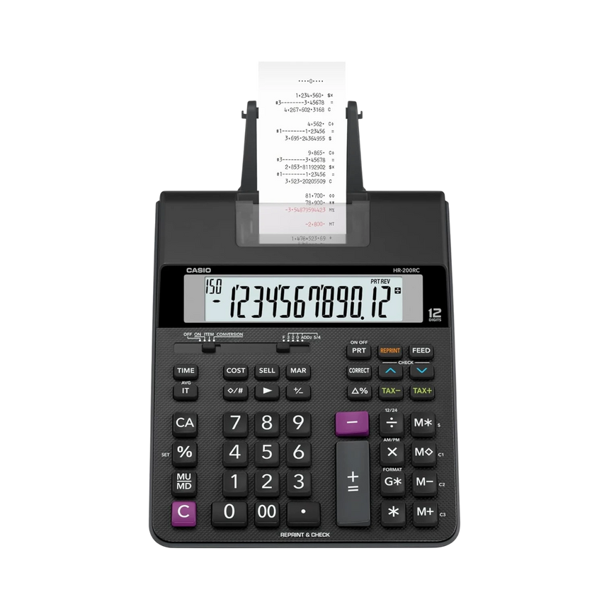 Casio HR-200RC, Mini-Desktop Printing Calculator — Being Shipped