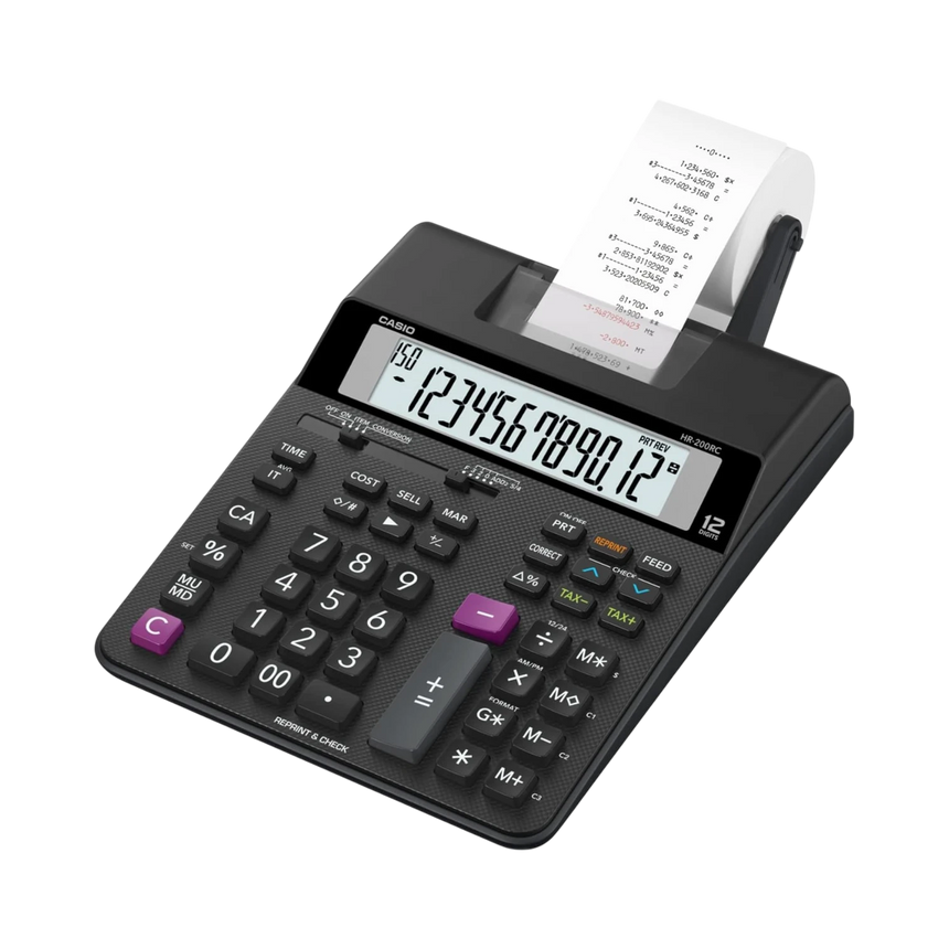 Casio HR-200RC, Mini-Desktop Printing Calculator — Being Shipped