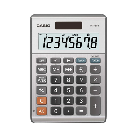 Casio MS-80B Standard Function Desktop Calculator — Being Shipped