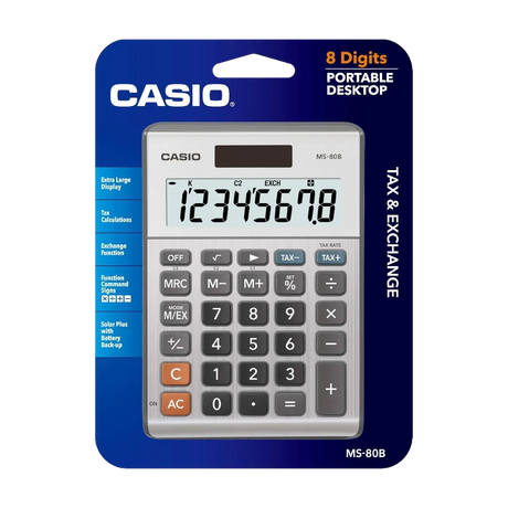Casio MS-80B Standard Function Desktop Calculator — Being Shipped