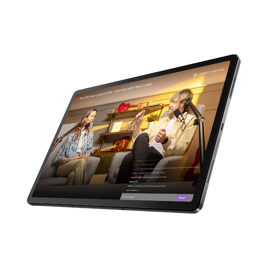 Lenovo Tab P12 12.7" Tablet, MediaTek Dimensity 7050, 8GB RAM, 128GB Storage (Wi-Fi Only, Keyboard Pack & Plus Pen) — Being Shipped