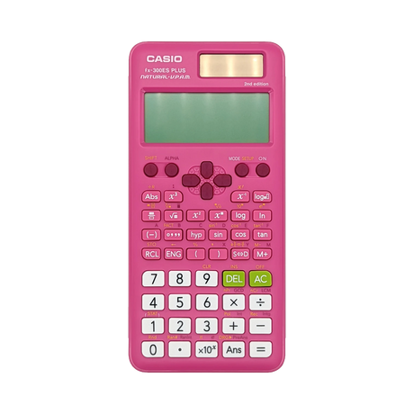 Casio 2nd Edition 16-Digit Solar Powered Scientific Calculator (Pink) — Being Shipped