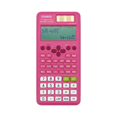 Casio 2nd Edition 16-Digit Solar Powered Scientific Calculator (Pink) — Being Shipped