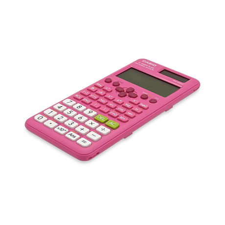 Casio 2nd Edition 16-Digit Solar Powered Scientific Calculator (Pink) — Being Shipped
