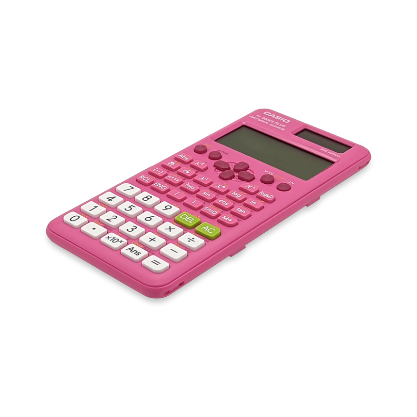 Casio 2nd Edition 16-Digit Solar Powered Scientific Calculator (Pink) — Being Shipped