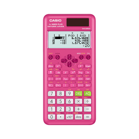 Casio 2nd Edition 16-Digit Solar Powered Scientific Calculator (Pink) — Being Shipped