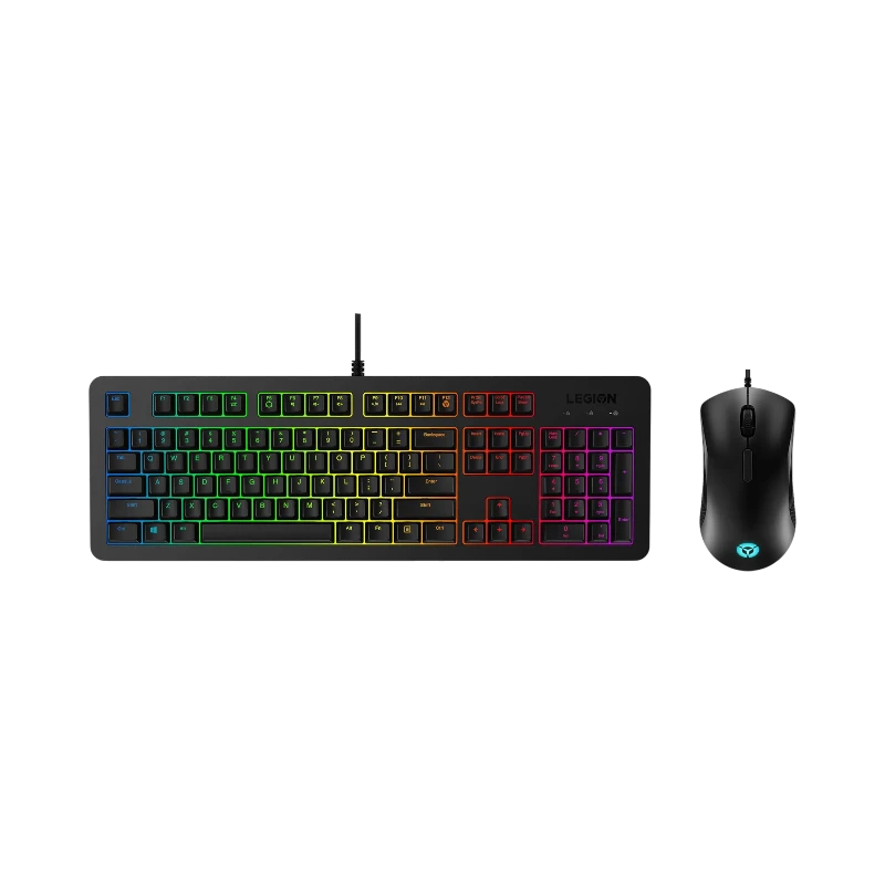 Lenovo Legion KM300 Full-size Wired RGB Gaming Keyboard & Optical Mouse Gaming Bundle — Being Shipped