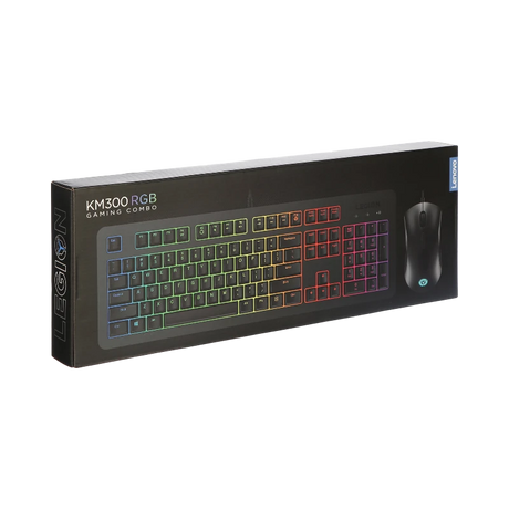 Lenovo Legion KM300 Full-size Wired RGB Gaming Keyboard & Optical Mouse Gaming Bundle — Being Shipped
