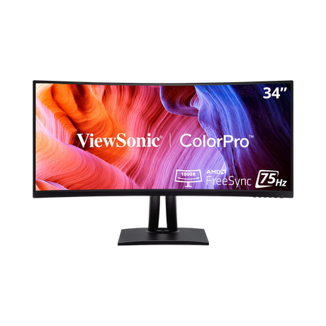 ViewSonic VP3456a 34" UWQHD 1440p Curved Ultrawide Monitor — Being Shipped